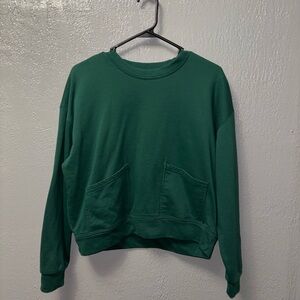 Women’s Forest Green Crew Neck Sweater